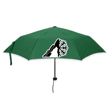 Logo de la montagne - Parapluie standard - vert bouteille - Devant