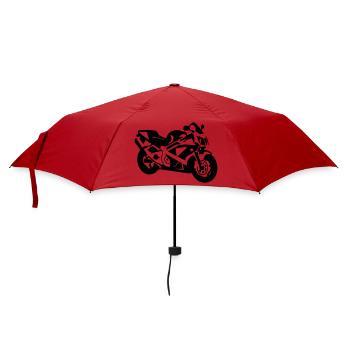 motocyclette - Parapluie standard - rouge - Devant