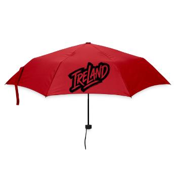 Irlande - Police de graffiti irlandaise - Parapluie standard - rouge - Devant