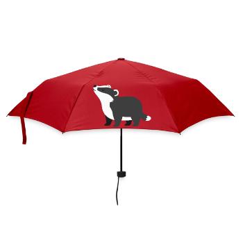 Style minimaliste curieux et mignon - Parapluie standard - rouge - Devant