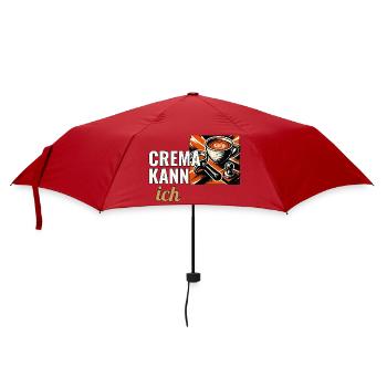 Hobby Barista Geschenk für die erste Siebträger - Regenschirm (klein) - Rot - Vorne