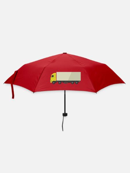 Lkw - Regenschirm (klein) - Rot