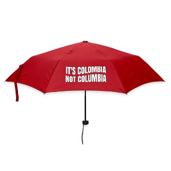 Kolumbien Nicht Kolumbien Kolumbianische Flagge Kolumbien - Regenschirm (klein) - Rot - Vorne