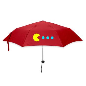 Retro Game - Regenschirm (klein) - Rot - Vorne