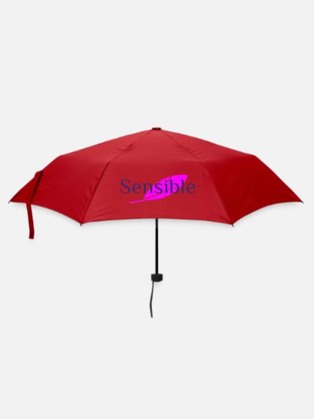 empfindlich - Regenschirm (klein) - Rot