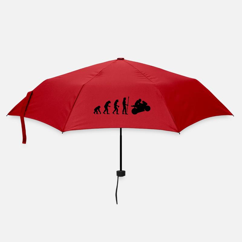 evolution_motorbike1 - Parapluie standard - rouge