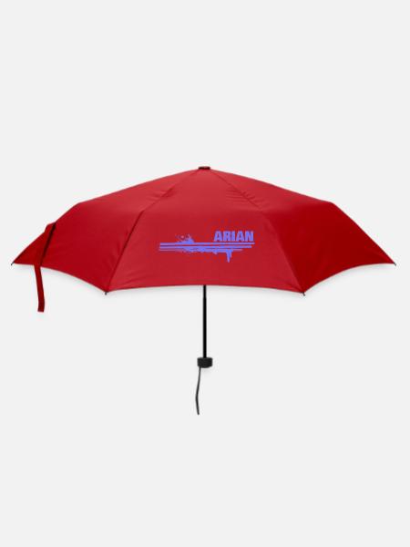 Geschenk für Arian - Regenschirm (klein) - Rot