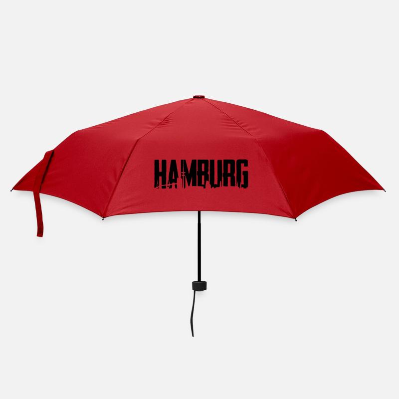 Hambourg - Parapluie standard - rouge