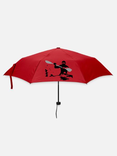 Kajak - Regenschirm (klein) - Rot