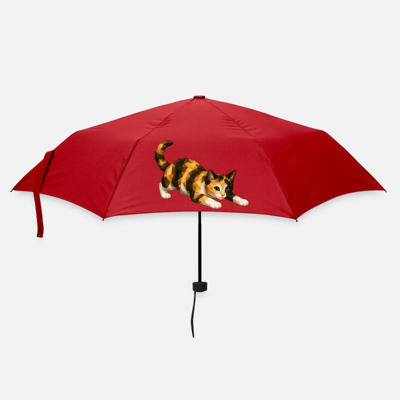 Emmi PolygonCat Art - Parapluie standard - rouge