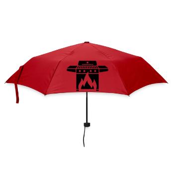 Gas Grill Grill Master BBQ Grill Party Father's Day - Umbrella (small) - red - Front
