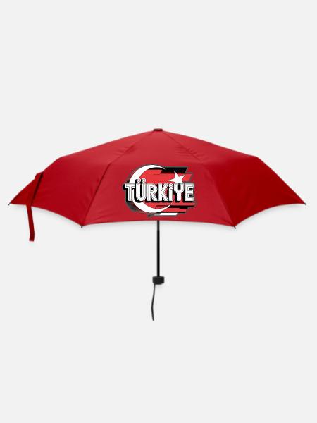 Türkiye - Regenschirm (klein) - Rot