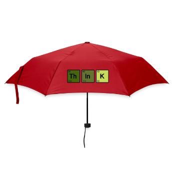 Denken (grün) - Regenschirm (klein) - Rot - Vorne