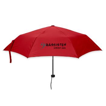 Bassists are allowed to - Umbrella (small) - red - Front