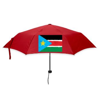 Drapeau du Soudan du Sud - Parapluie standard - rouge - Devant