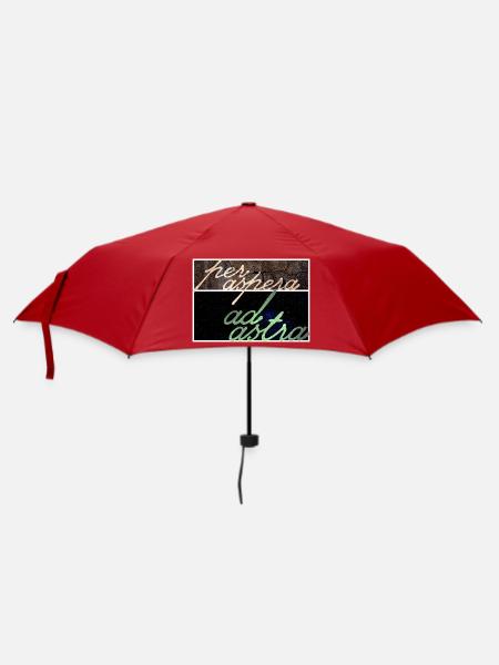 Per Aspera Ad Astra - Parapluie standard - rouge