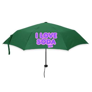I love soda pop - Umbrella (small) - bottlegreen - Front