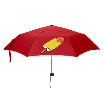 Eis Kinder Mädchen Jungen  - Umbrella (small) - red - Front