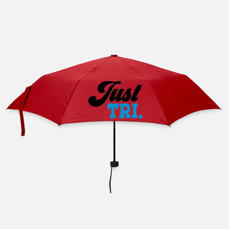 Triathlon - Regenschirm (klein) - Rot