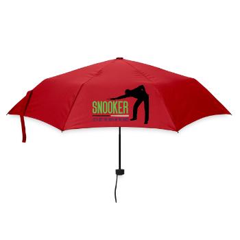 Snooker - Let's get the.boys on the baize - Umbrella (small) - red - Front