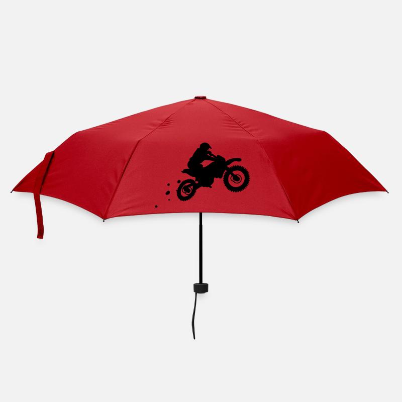 Motorrad motor bike - Regenschirm (klein) - Rot