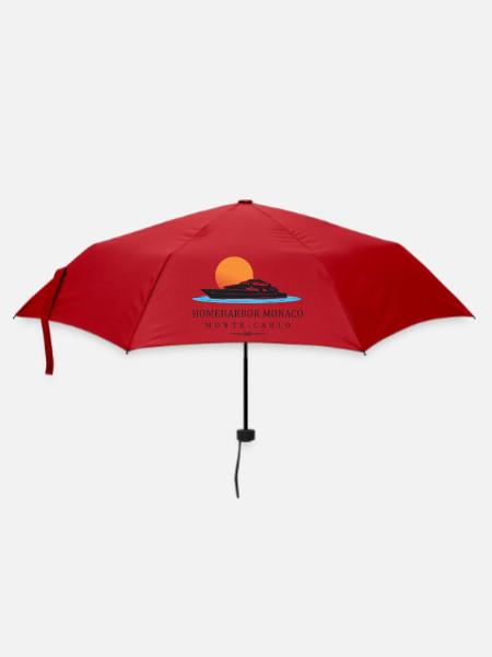 Heimathafen Monaco - Regenschirm (klein) - Rot