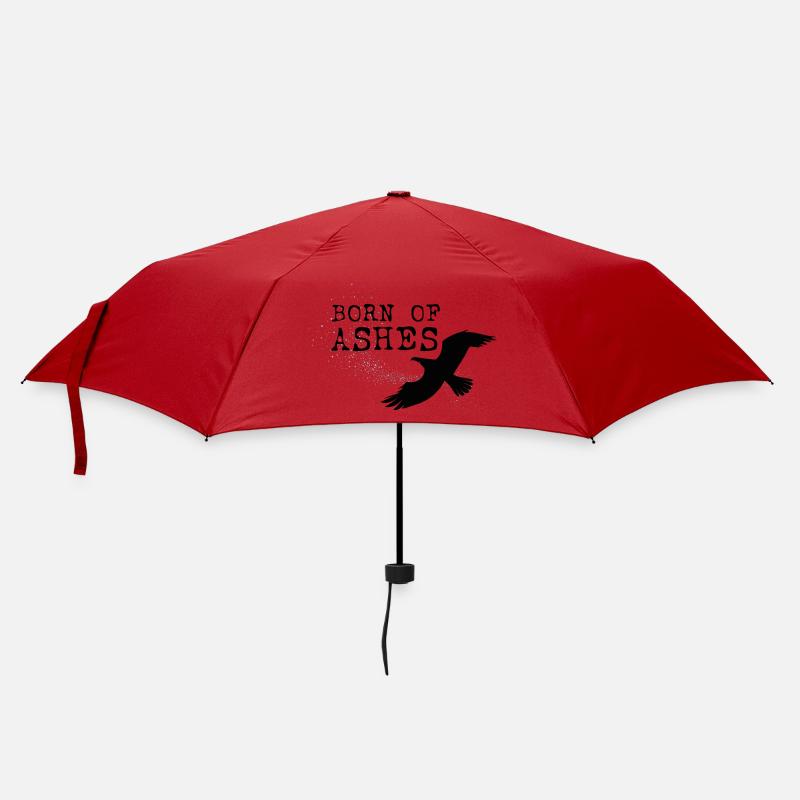 Aus Asche geboren - Regenschirm (klein) - Rot