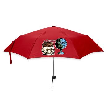 Belüftung von Schädel und Gehirn - Regenschirm (klein) - Rot - Vorne