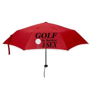 golf - Regenschirm (klein) - Rot - Vorne