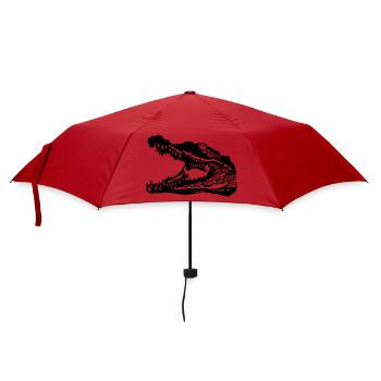 Crocodile - Parapluie standard - rouge - Devant