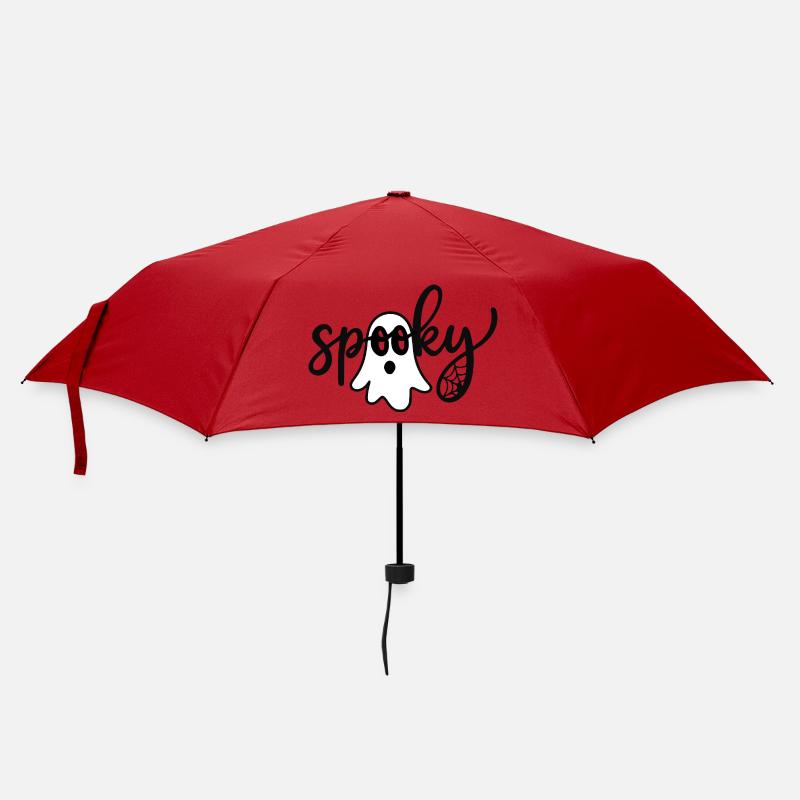 Spooky Ghost – Lustiger Halloween Geist  - Regenschirm (klein) - Rot