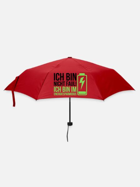 I'm not lazy – I'm in power saving mode - Umbrella (small) - red