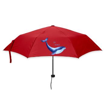 jolie baleine - Parapluie standard - rouge - Devant