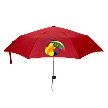 Explosion des couleurs du toucan tropical - Parapluie standard - rouge - Devant