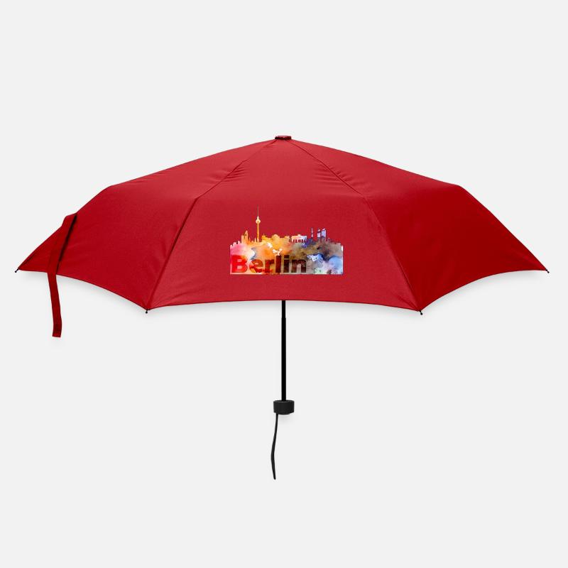 Berlin - Regenschirm (klein) - Rot
