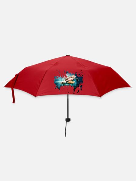 Petcontest Schildkröte - Regenschirm (klein) - Rot