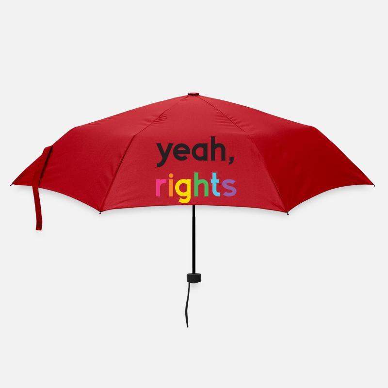 Pride Month LGBT - ja, Rechte - Regenschirm (klein) - Rot
