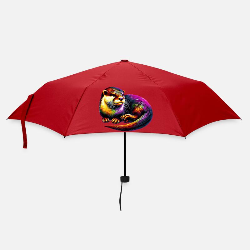 Otter - Regenschirm (klein) - Rot