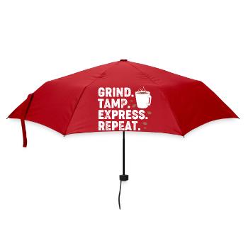 Barista Espresso Coffee Caffeine - Umbrella (small) - red - Front