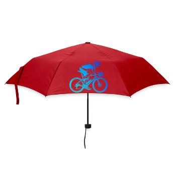 Gift idea for a road bike with road bike - Umbrella (small) - red - Front