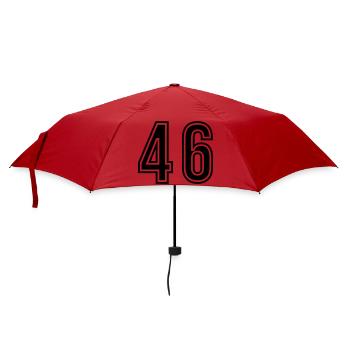 46 Symbole numérique - Parapluie standard - rouge - Devant