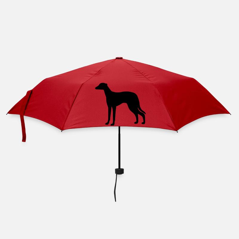 Greyhound Dog - Umbrella (small) - red