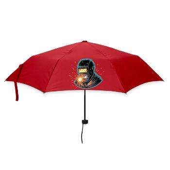 Schweißhelm Funkensturm - Regenschirm (klein) - Rot - Vorne