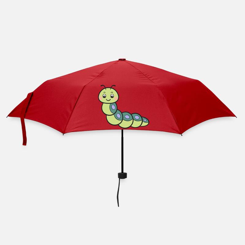 Chenille - Parapluie standard - rouge