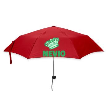 Nevio als Vorname - Regenschirm (klein) - Rot - Vorne