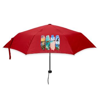 Antigua Barbuda Travel – Caribbean Beach & Sea - Umbrella (small) - red - Front