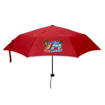 974 Ile de la Reunion Design tropical  - Parapluie standard - rouge - Devant