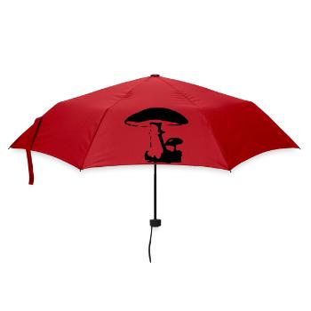 Mushroom Witch Tube Mushroom Seeker - Umbrella (small) - red - Front