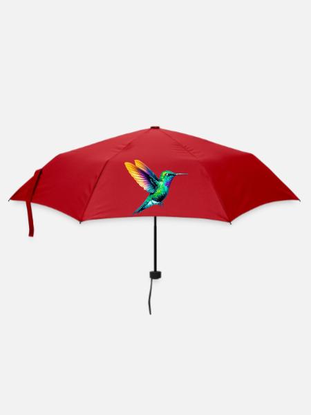 Kolibri - Regenschirm (klein) - Rot