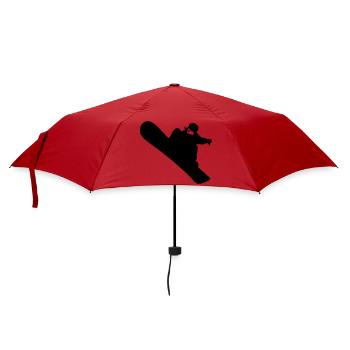 Planche à neige - Parapluie standard - rouge - Devant